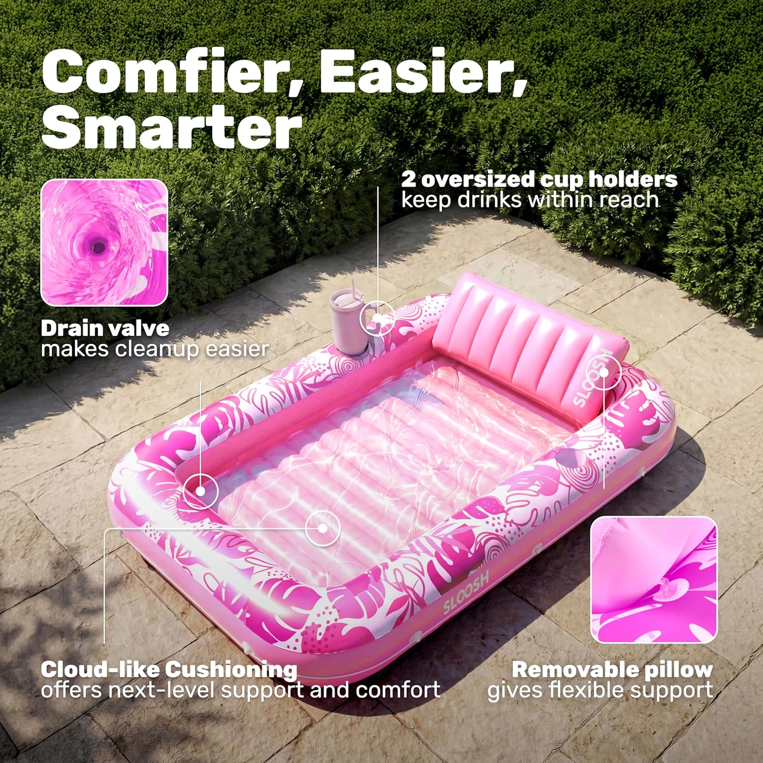 Ultimate Sunbathing Pool Lounger